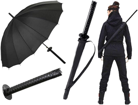 Semi-automatic Ninja Samurai Umbrella