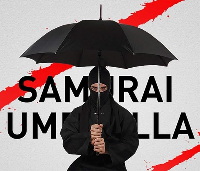 Semi-automatic Ninja Samurai Umbrella