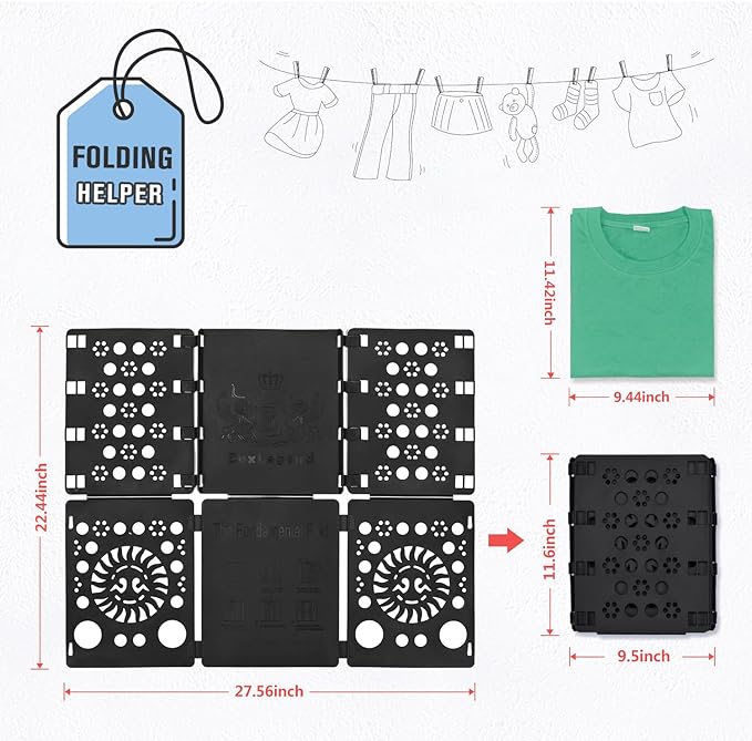 Shirt Folding Board, Durable Plastic