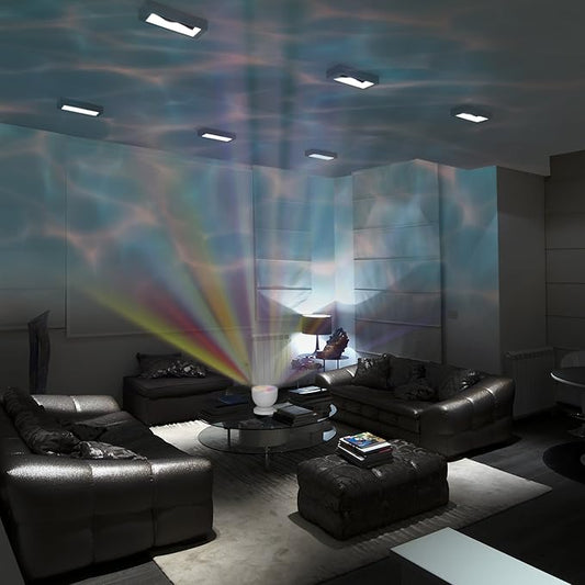 Soothing & Relaxing Ocean Wave Projector with Built-in Stereo Speakers